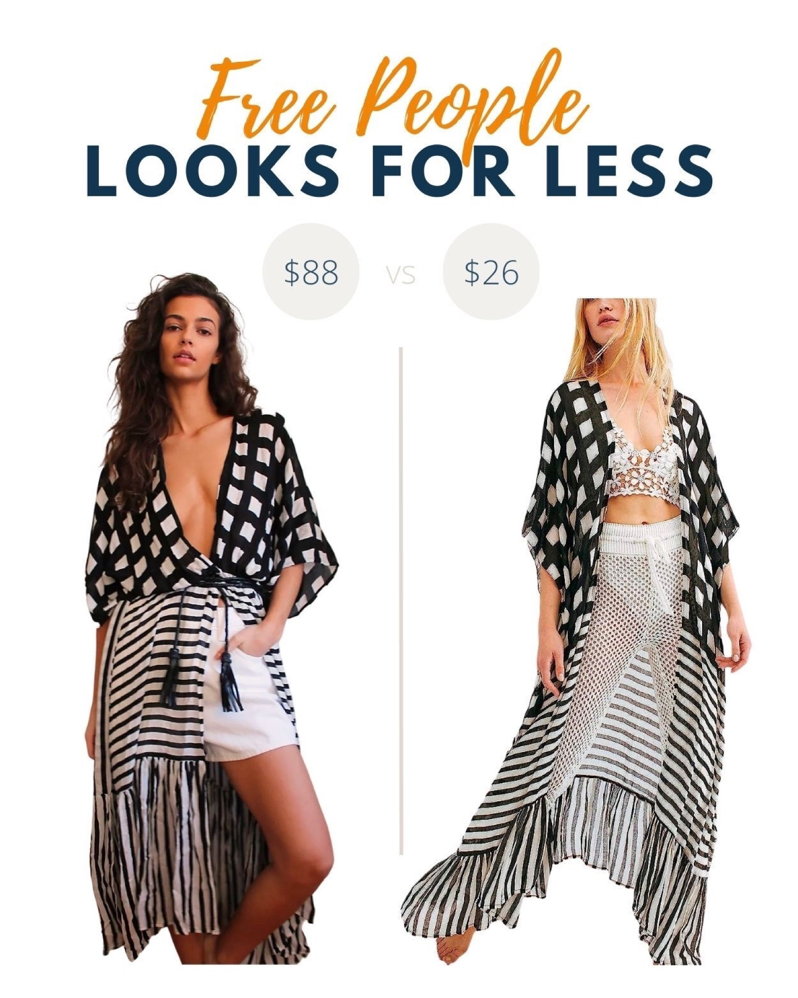 We LOVE Free People and this statement piece for summer. 😍 What’s even better, is you can scoop up an identical swim coverup for over $60 LESS on Amazon!!! 😱🔥🔥🔥 Our Hip sidekick, Chelsey, already scooped one up and can’t rave about it enough!!! 😍😍

#LTKstyletip #LTKswim #LTKunder50