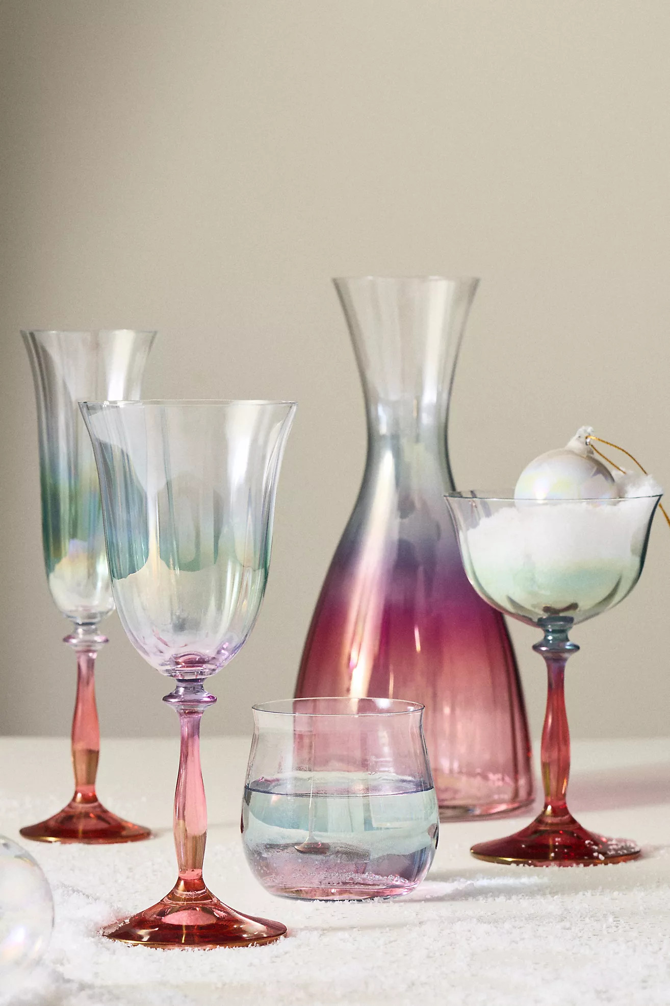 New York City Ballet Coupe Glasses, Set of 4 | Anthropologie (US)