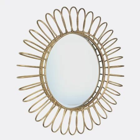 Better Homes and Gardens Round Metal Decorative Wall Mirror 24" | Walmart (US)