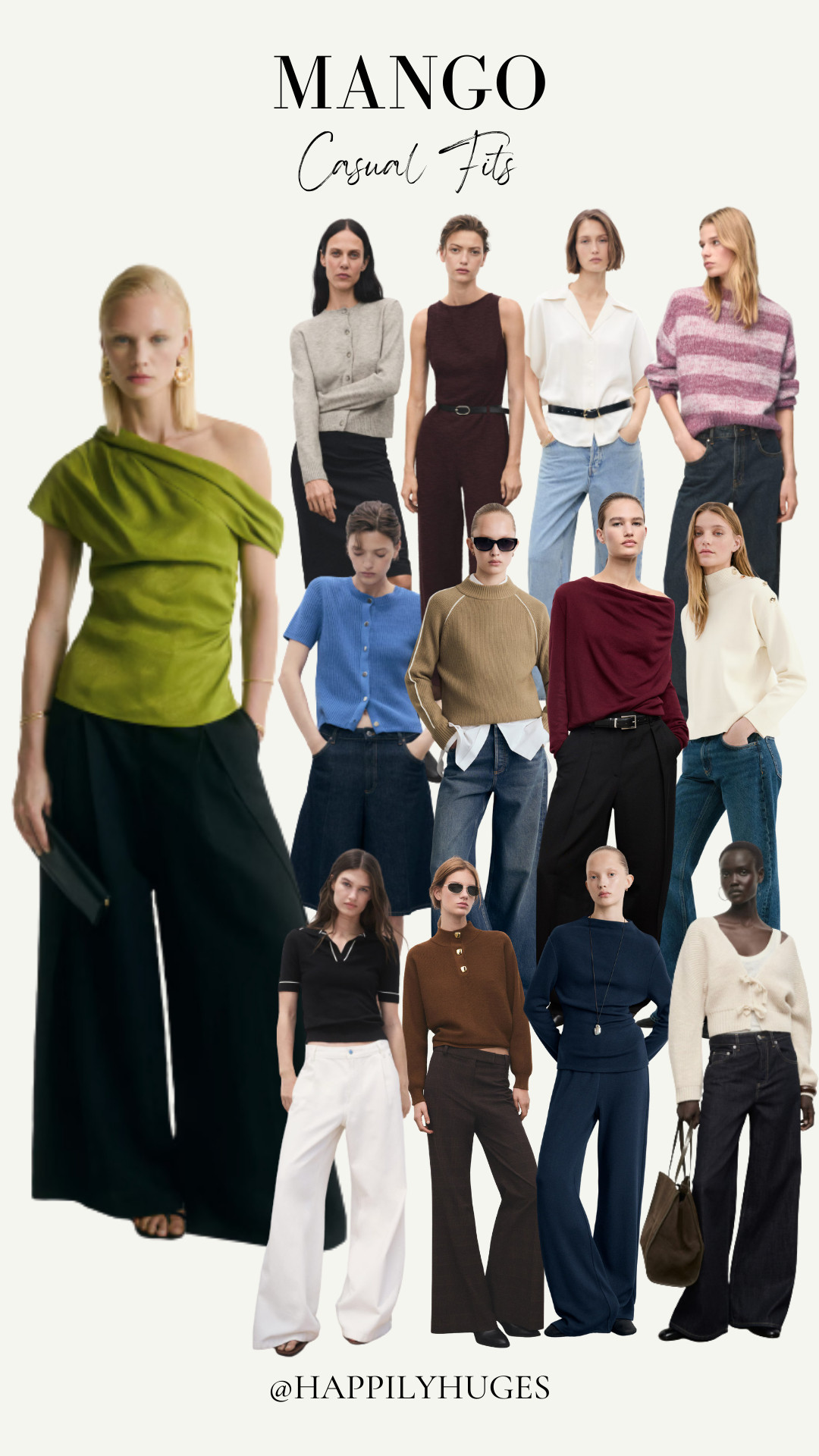 Looking for casual clothes for work and life? Check these out from Mango.  

 #LTKootd #LTKMidsize #LTKWorkwear