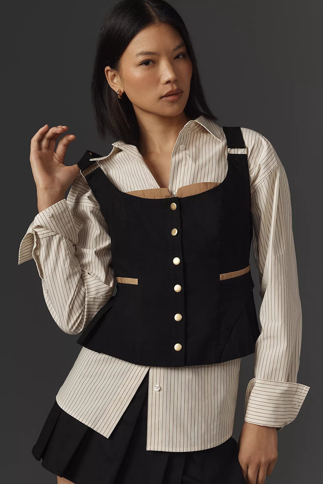 Maeve Peplum Vest | Anthropologie (US)