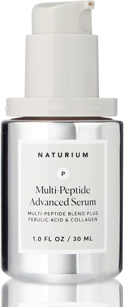 Naturium Multi-Peptide Advanced Serum, Firming & Smoothing Face Serum for Fine Lines & Wrinkles w... | Amazon (US)