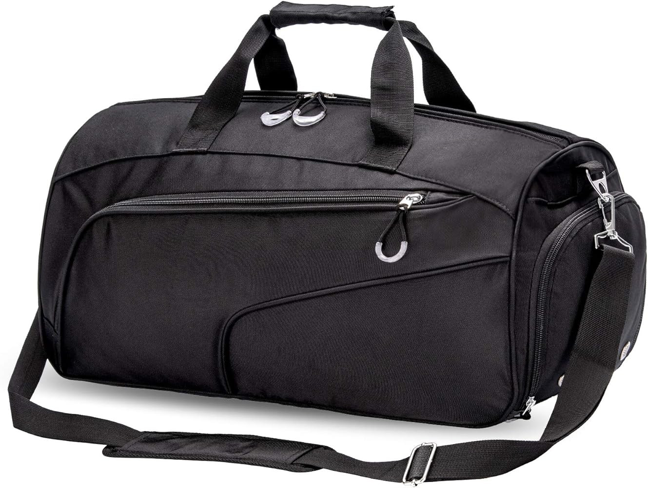 Sports Gym Bag with Shoes Compartment &Wet Pocket Gym Duffel Bag Overnight Bag for Men and Women | Amazon (US)