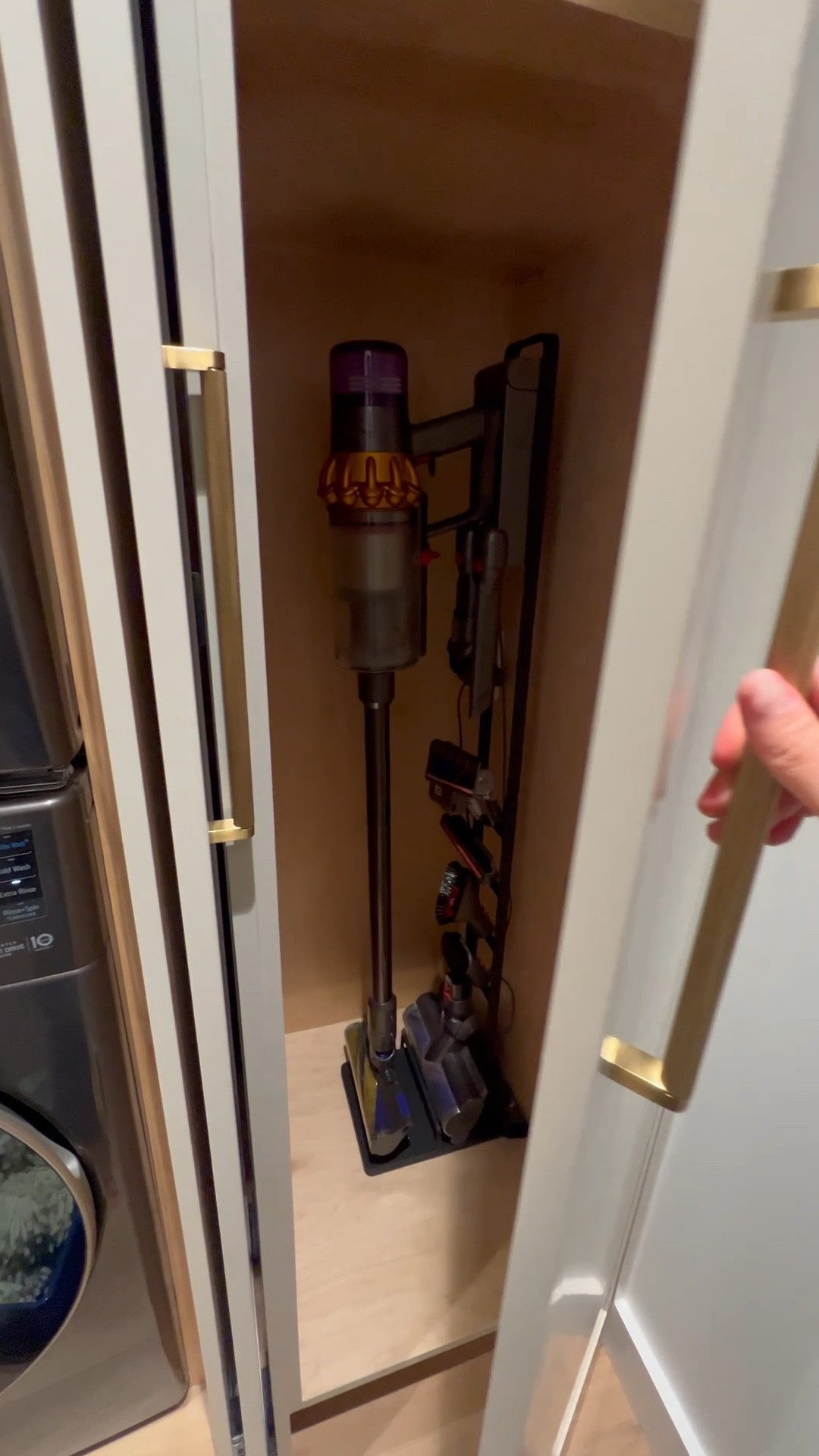 Found the perfect stand for my Dyson without having to drill anything into the wall

#LTKHome