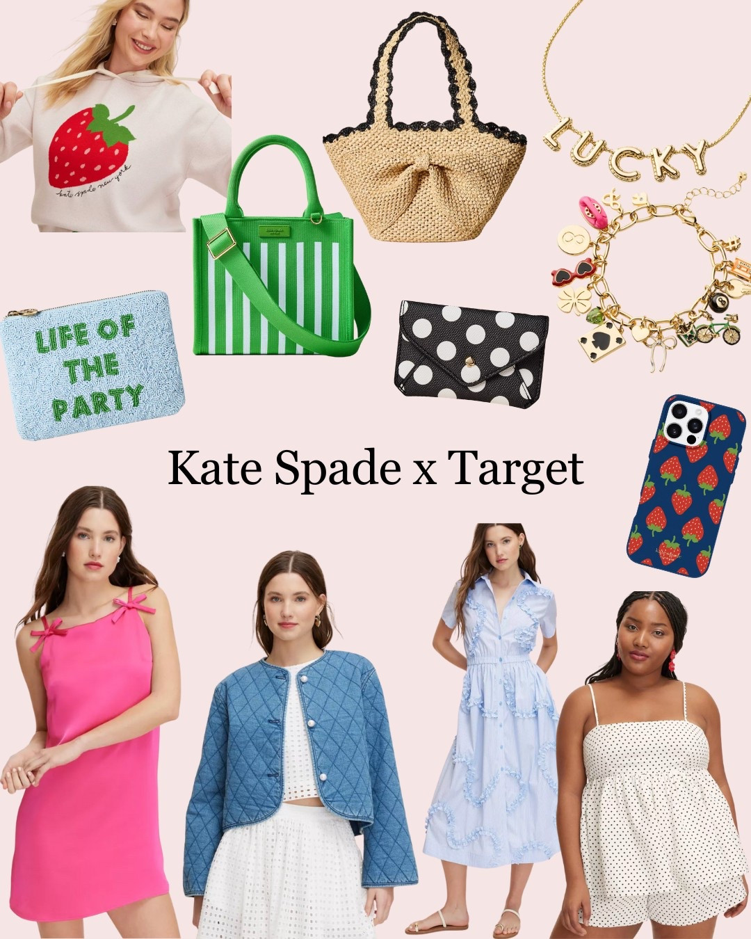Kate Spade x Target!! 😍 This collection has over 300 pieces - including clothes, bags, jewelry, home decor, party decor, and more!

#katespade #target #designer #home #bag #purse #party #jewelry 

#LTKStyleTip #LTKHome #LTKItBag