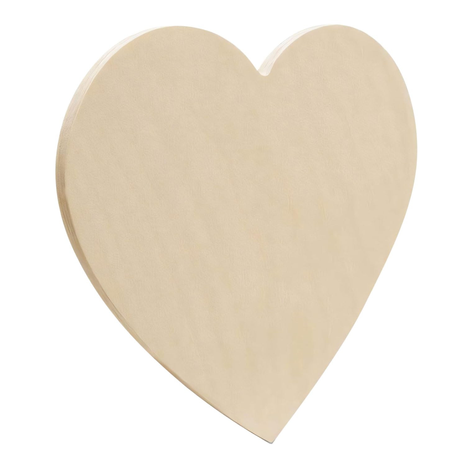 Wooden Hearts for Crafts, 10 inch Wood Hearts, 1/4 inch Thick, Pack of 1 Unfinished Wooden Heart,... | Amazon (US)