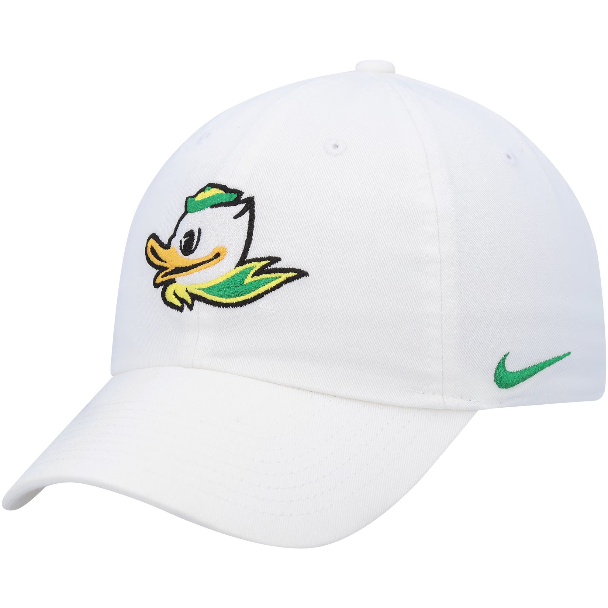 Oregon Ducks Nike Heritage86 Logo Performance Adjustable Hat - White | Fanatics