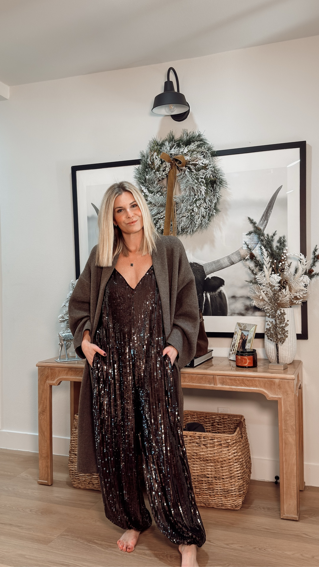 Sequin jumpsuit is everything! 

#LTKFindsUnder100 #LTKHoliday #LTKSeasonal