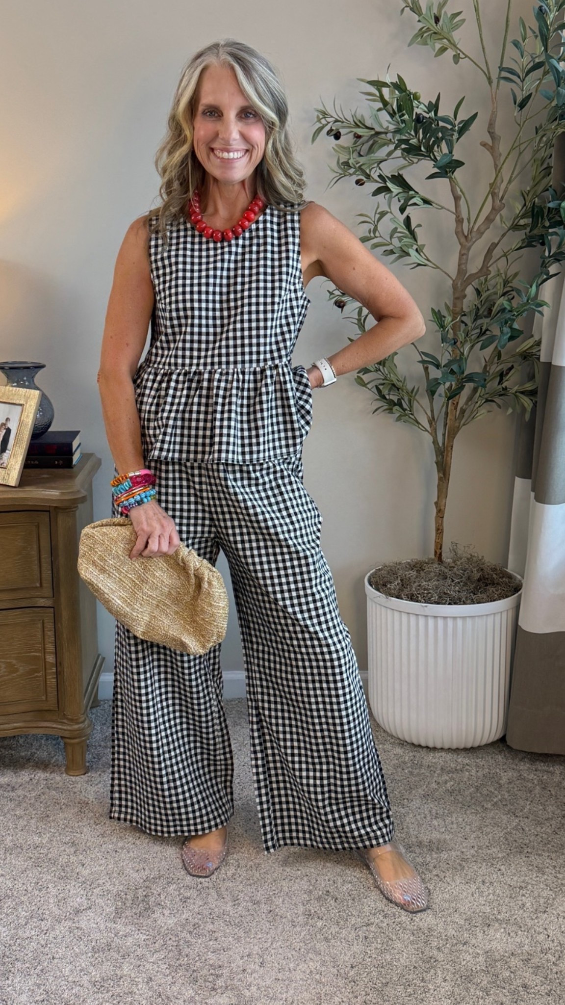 Gingham is everywhere and I love it. Wearing small

#LTKgrwm #LTKootd #LTKOver40