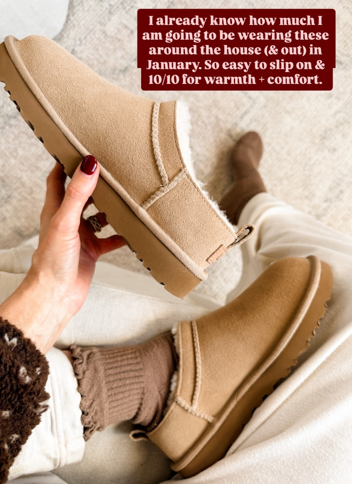 These micro Uggs are the perfect winter shoe! They go with every outfit & they’re so comfy! 

Loverly Grey, micro Uggs, Ugg boots, winter shoes, neutral boots, winter fashion 

#LTKootd