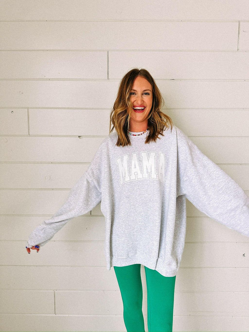 mama varsity style sweatshirt | Etta+East