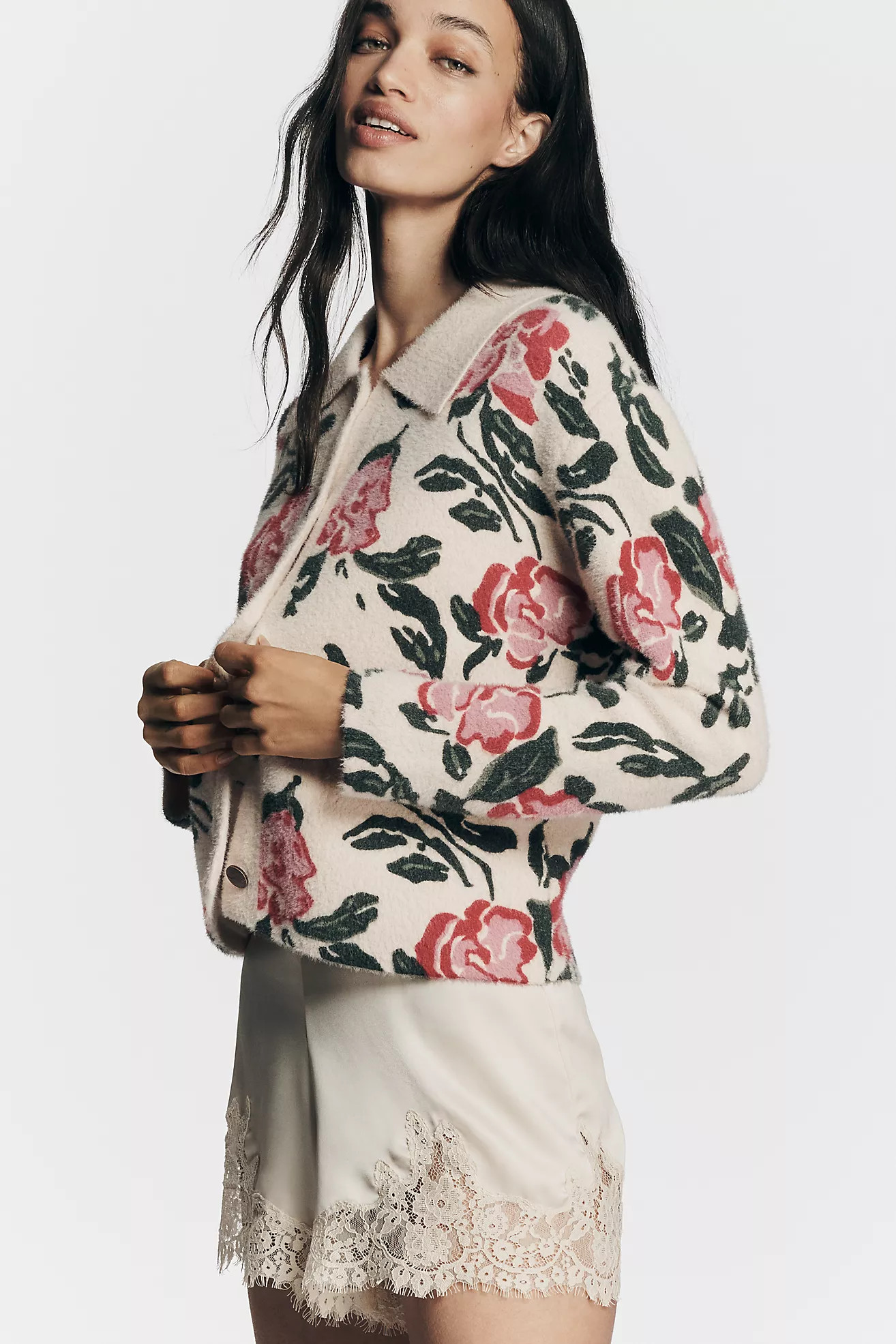 NVLT Knit Floral Jacket | Anthropologie (US)