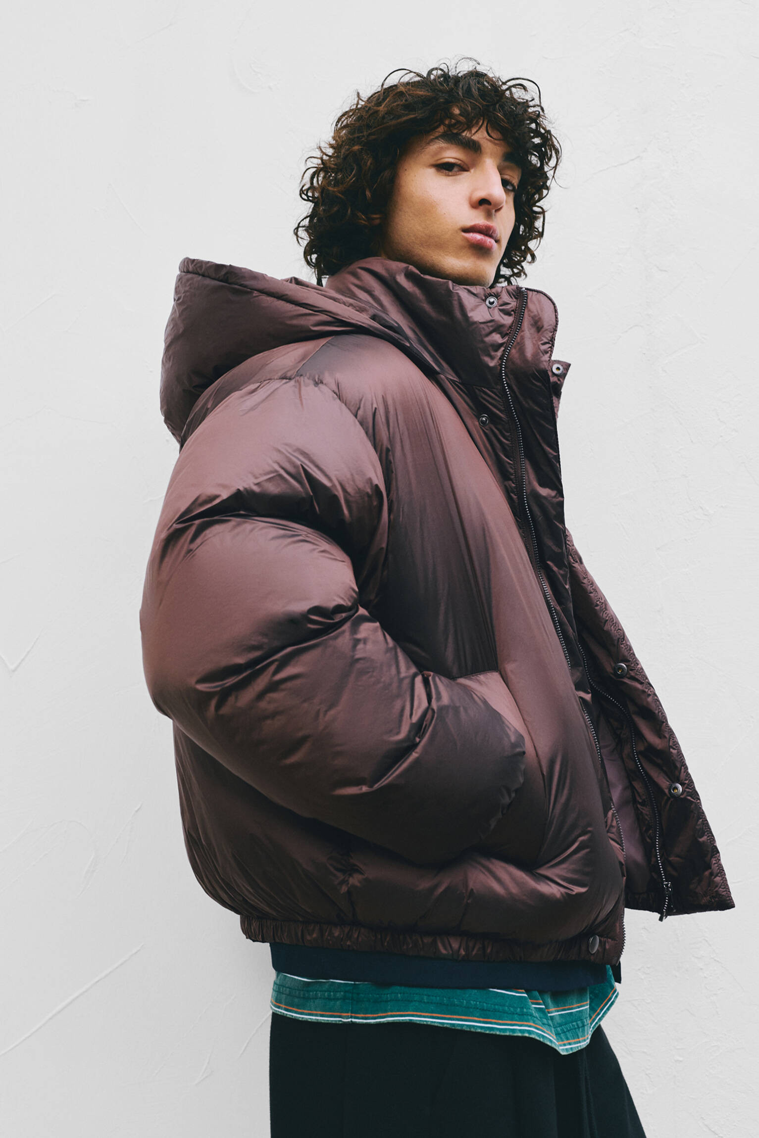 Quilted satin jacket - pull&bear | PULL and BEAR UK