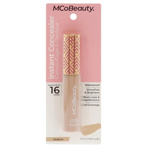 MCoBeauty Instant Camouflage And Contour Concealer - Highly Pigmented, Full Coverage - Instantly Brightens And Smooths The Skin - Blurs Imperfections And Corrects Dark Circles - Medium - 0.3 Oz | Amazon (US)