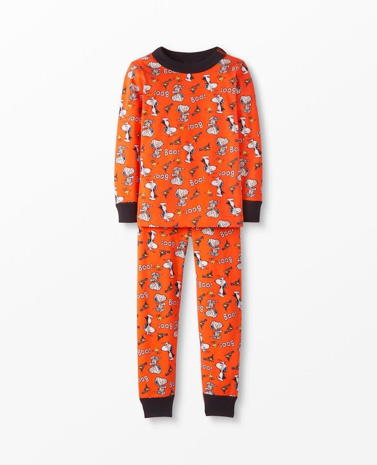 Peanuts Long John Pajama Set | Hanna Andersson