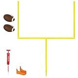 GoSports Football Field Goal Post Set with 2 Footballs and Kicking Tee - Huge Backyard Field Goal... | Amazon (US)