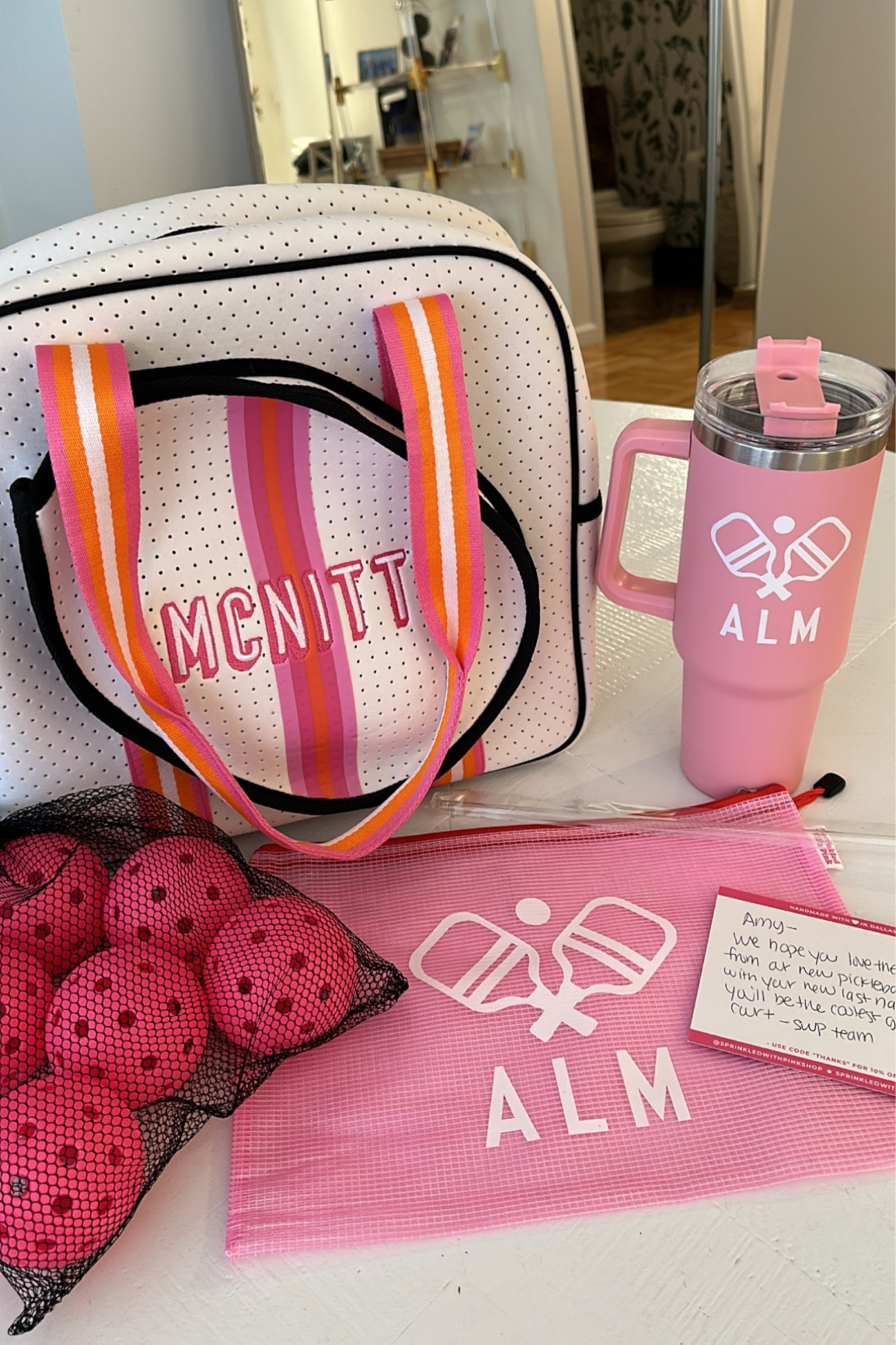 Fun pickleball accessories! 🏓 #pickleball #tumbler #monogram

#LTKGiftGuide #LTKunder50 #LTKFind