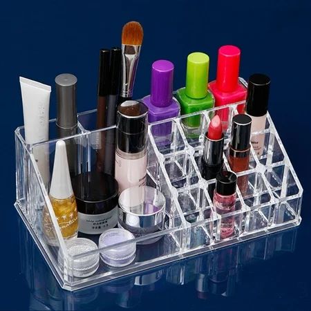 Felji Large Acrylic Lipstick, Nail polish & Makeup Organizer 1029 | Walmart (US)