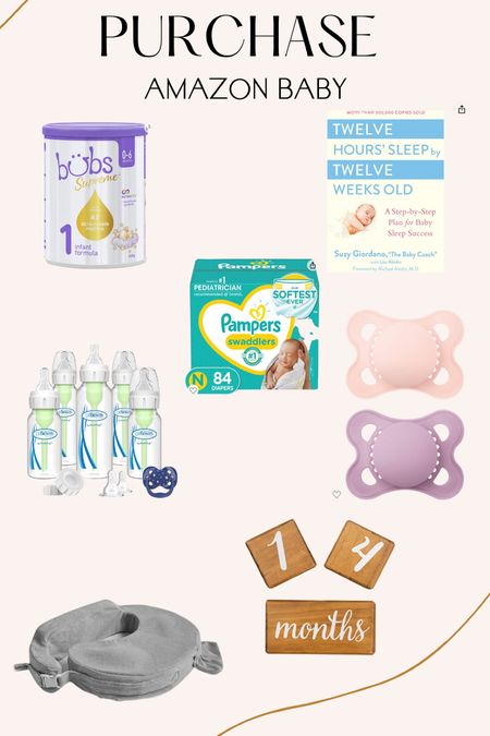 Shop my newborn favorites that I’ve recently purchased from #amazon! #pacifiers #formula #drbrowns #newmombooks #breastfeedingpillow 

#LTKfamily #LTKbaby #LTKFind