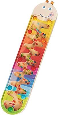 HABA Rainmaker Wormy - Wooden Rainbow Music Shaker Maze for Ages 2 and Up | Amazon (US)