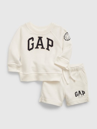 Baby Gap Logo Sweat Shorts Set | Gap (US)