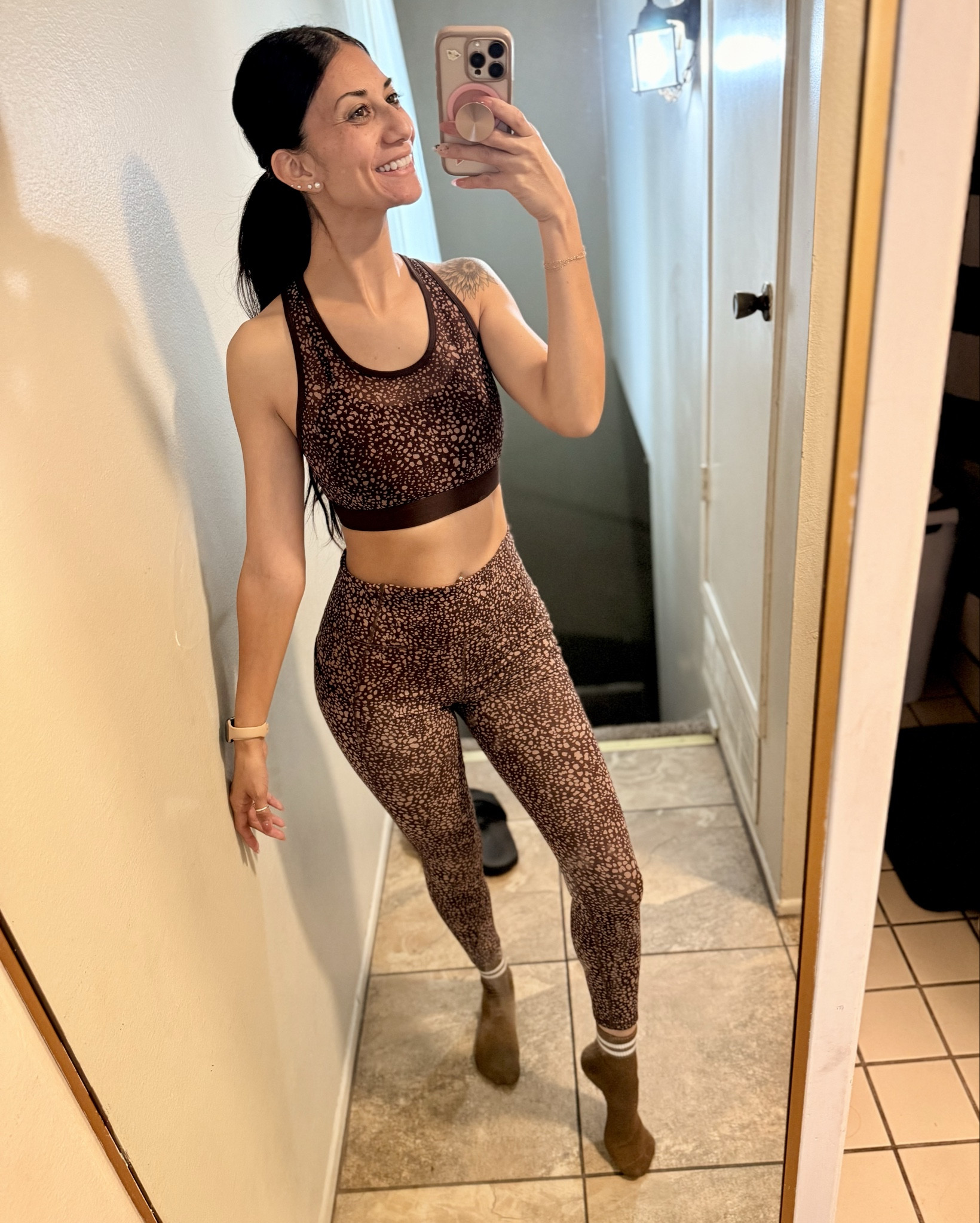 Animal print set from Fabletics 🤎

#LTKTall #LTKActive #LTKfitnessgoals