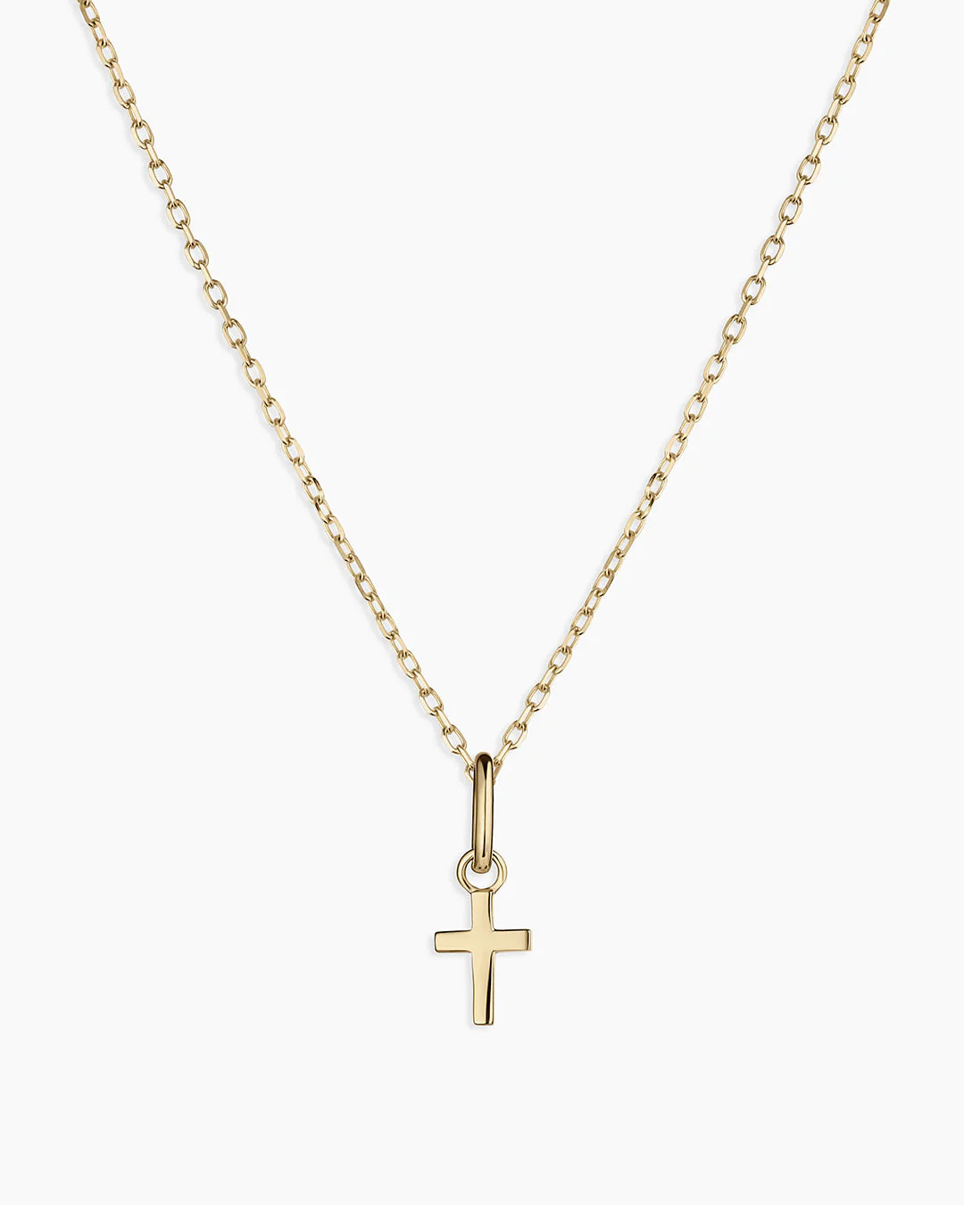 14K Gold Cross Charm Necklace | gorjana