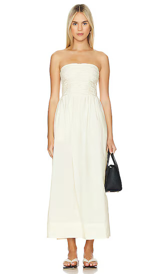 Dominquez Midi Dress in Lemon | Revolve Clothing (Global)