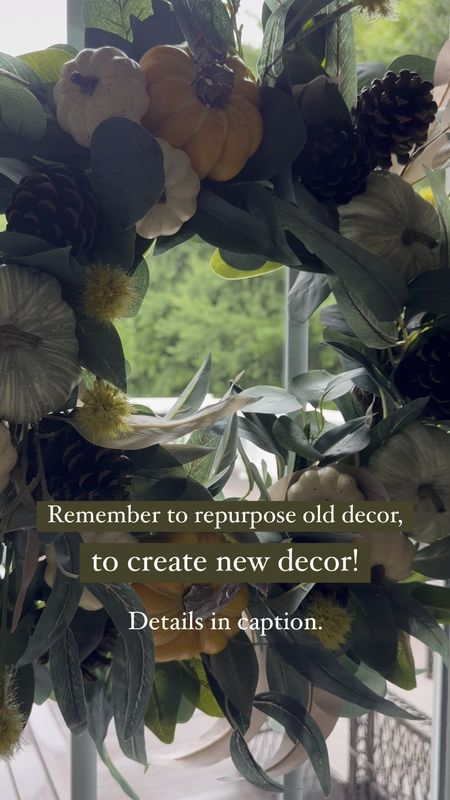 Fall DIY on a rainy day. Remember to repurpose old decor to create new decor.

#LTKstyletip #LTKhome #LTKSeasonal