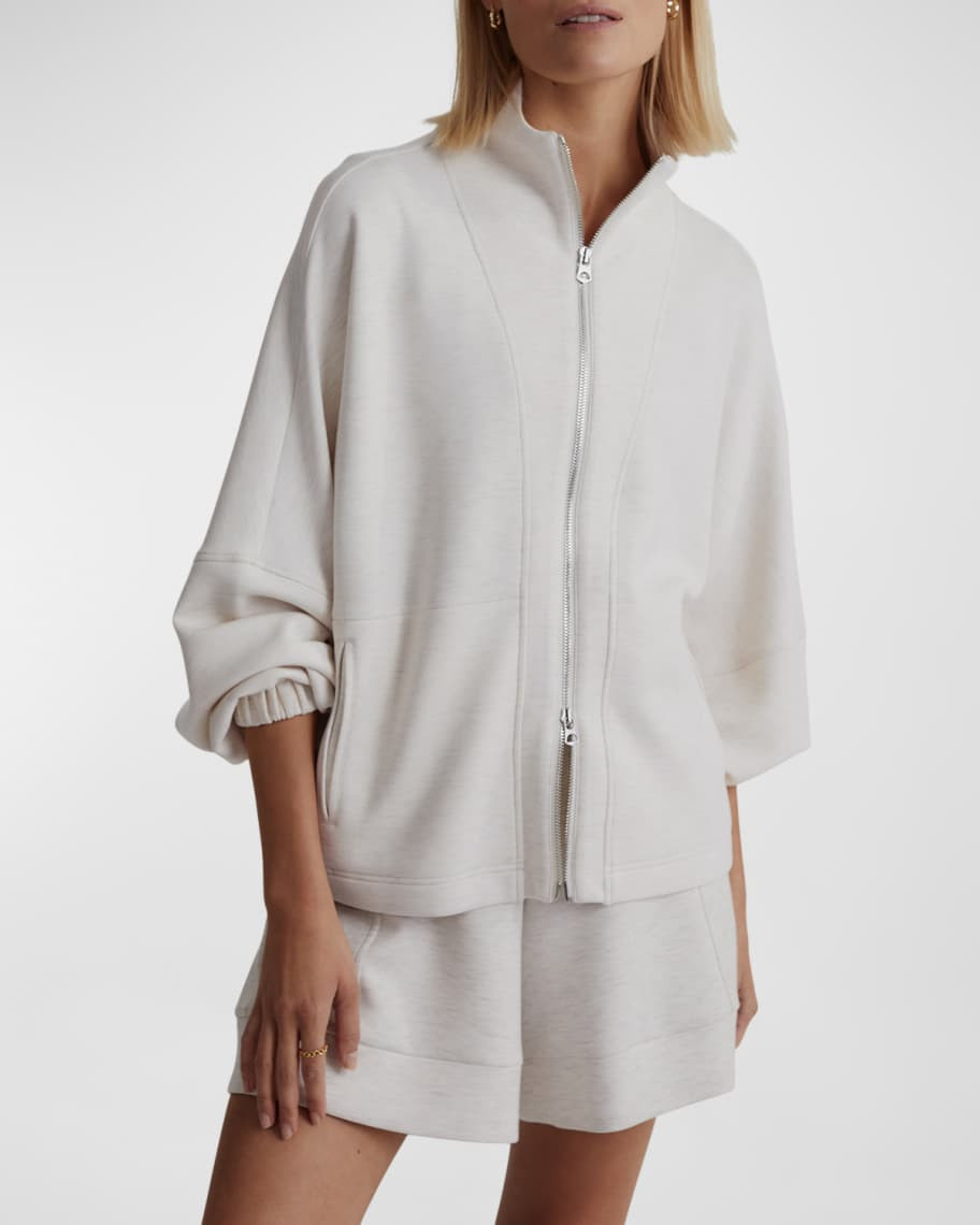 Varley Ashbury Front-Zip Sweat Jacket | Neiman Marcus
