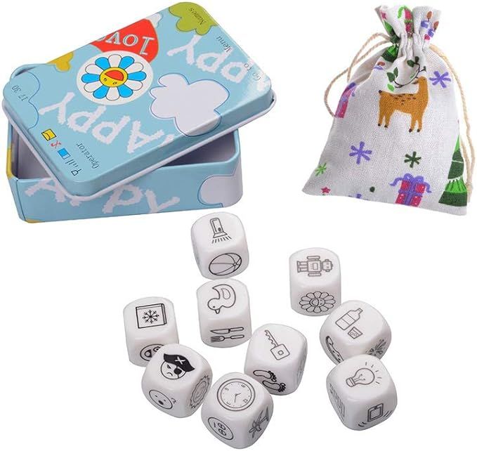 MUZOCT Story Dice Cubes - A Happy Trip Telling and Oral Language Dice | Amazon (US)
