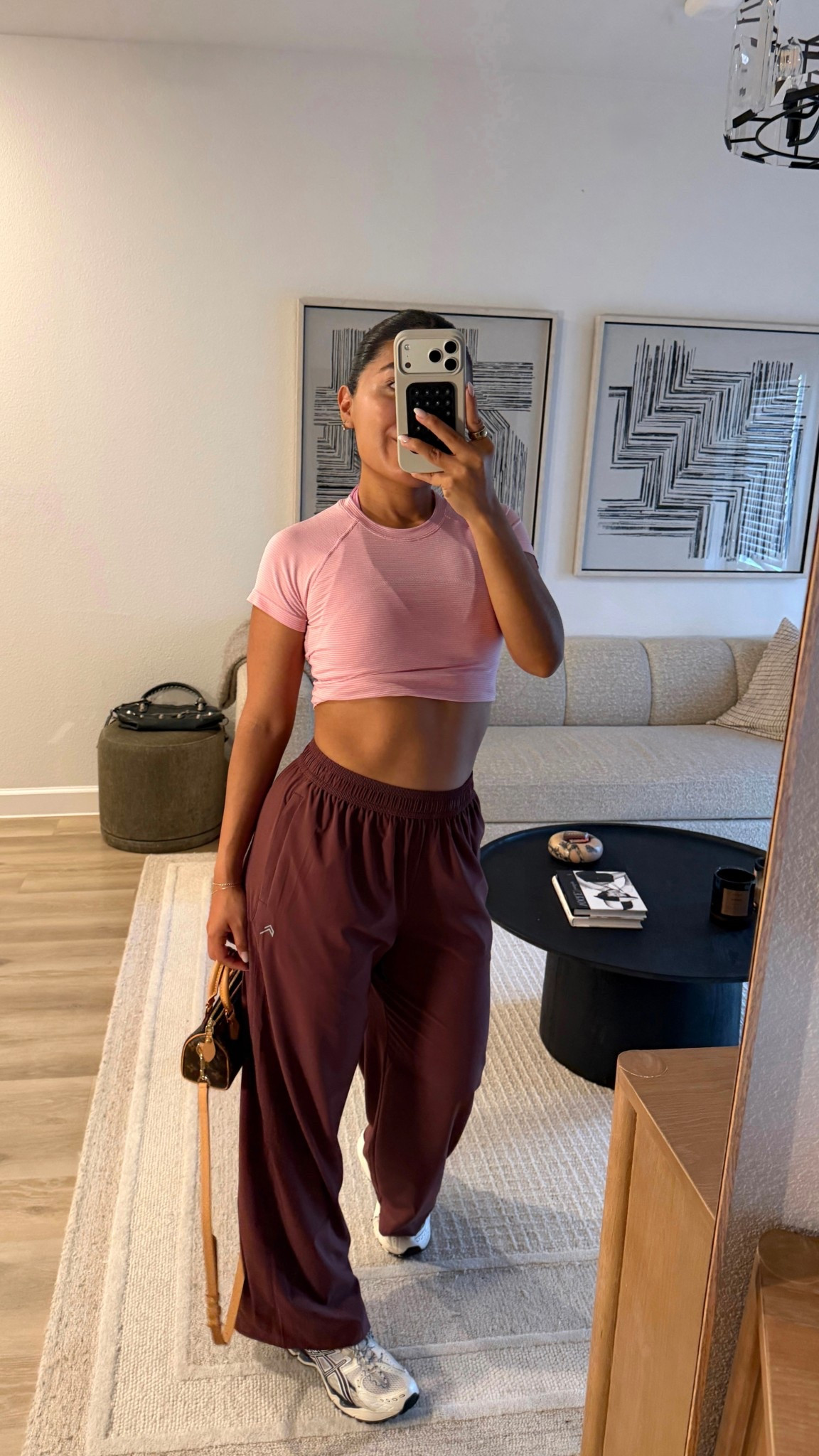 Pink stripes!!💗💗 size 4 and small pants