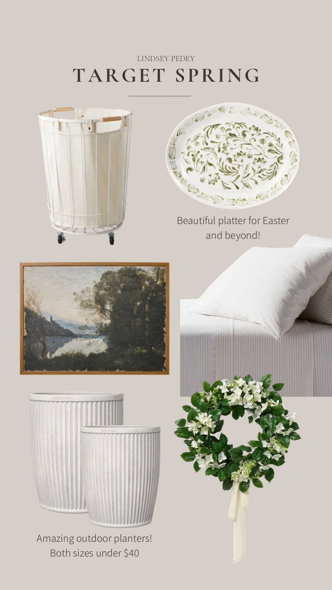 Target spring finds!

Home decor, Easter, target, platter, kitchen, living room, bedding, organic sheets, outdoor planters, spring wreath, laundry room basket

#LTKHome #LTKSpringSale