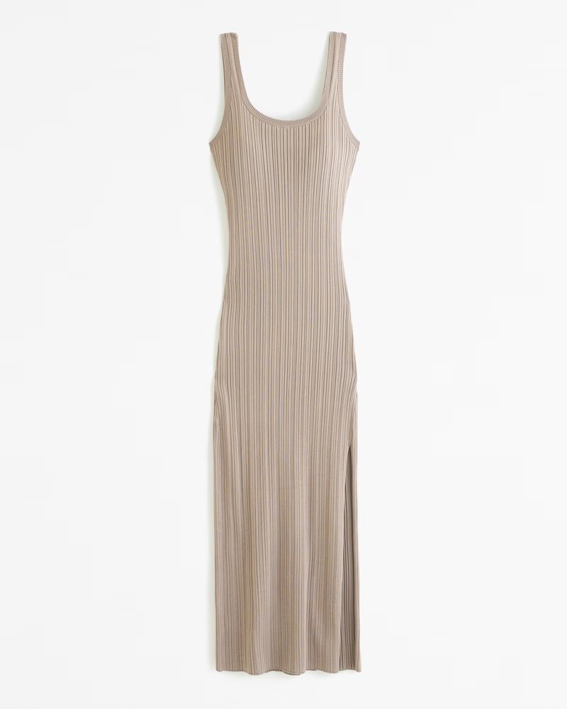 Ribbed Midi Sweater Dress | Abercrombie & Fitch (US)