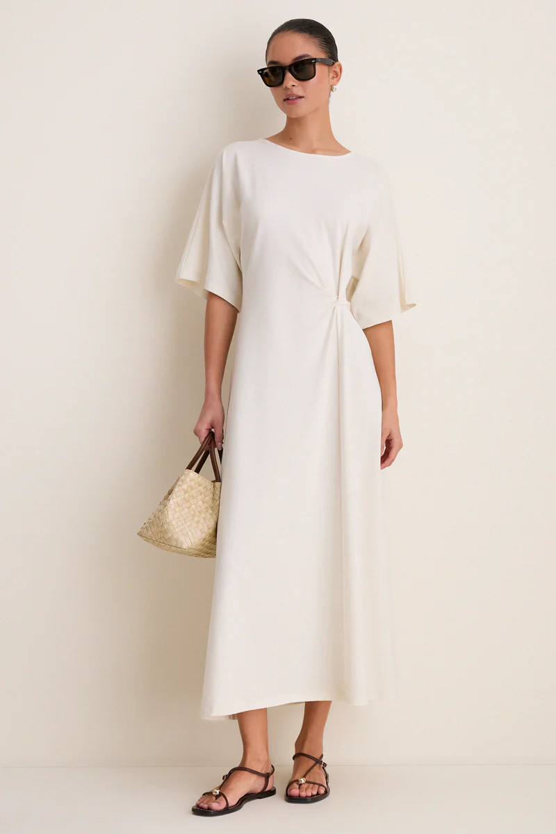 Buttercream Jersey Lisette Midi Dress | Tuckernuck (US)