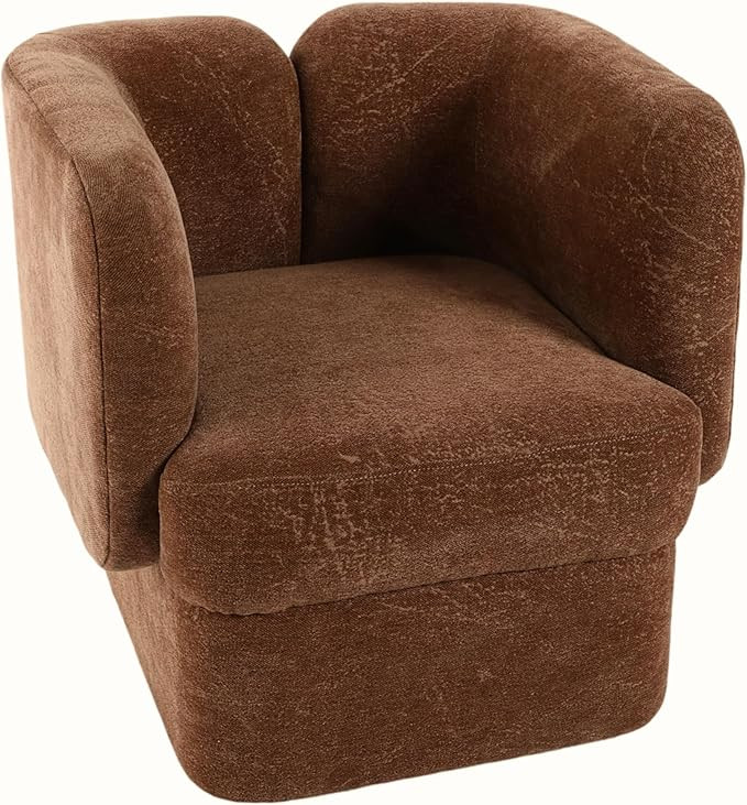Shelter-Back Accent Chair with Cushioned Seat & Soft Fabric Upholstery – Comfortable & Stylish ... | Amazon (US)