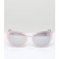 Quay Australia super girl cat eye sunglasses - Pink/silver mirror | ASOS EE