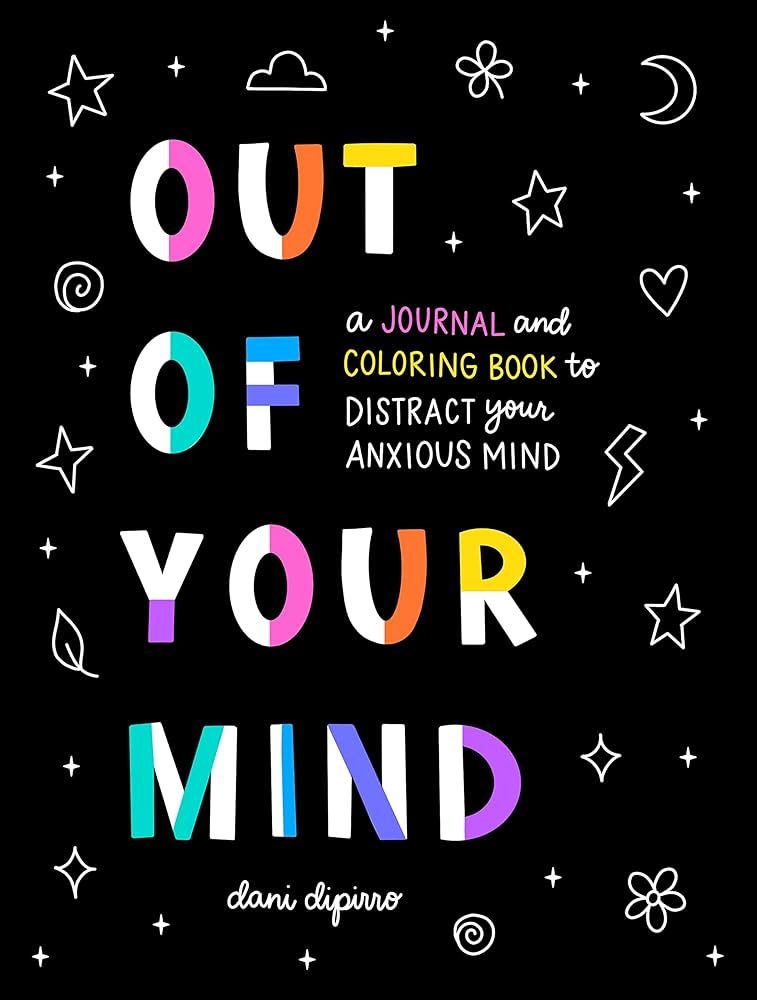 Out of Your Mind: A Journal and Coloring Book to Distract Your Anxious Mind | Amazon (US)