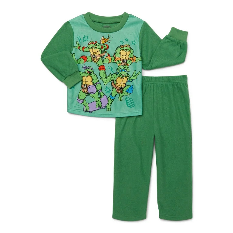 Character Toddler Long Sleeve Top and Pants, 2-Piece Pajama Set, Sizes 12M-5T | Walmart (US)
