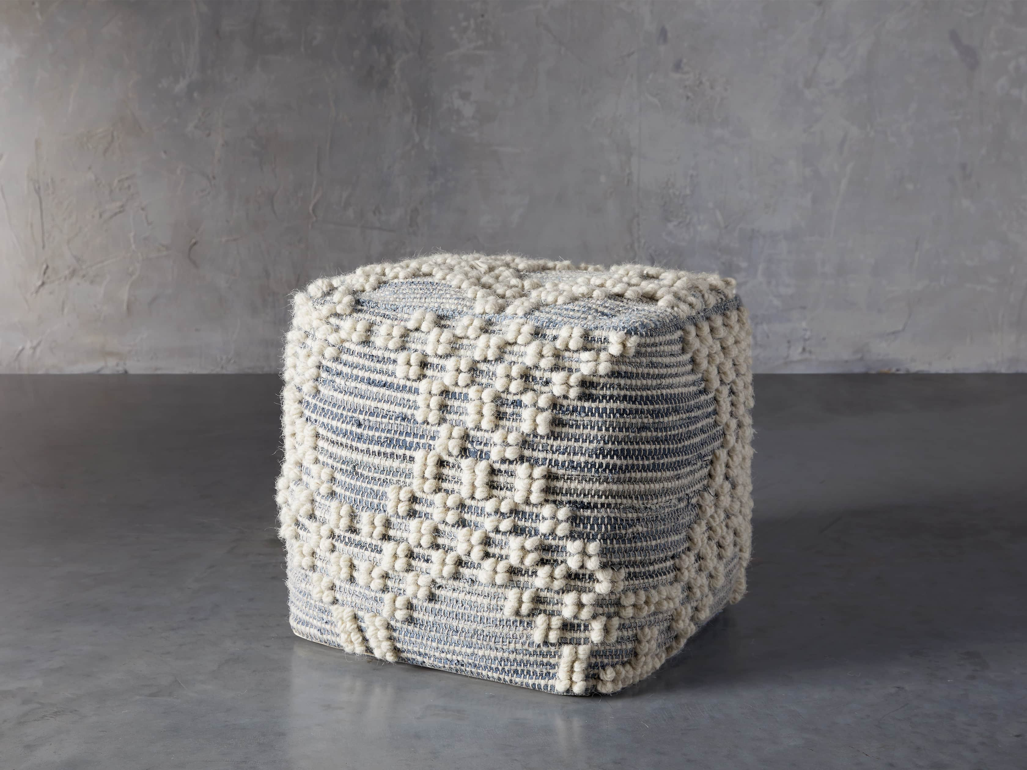 Nashville Pouf | Arhaus