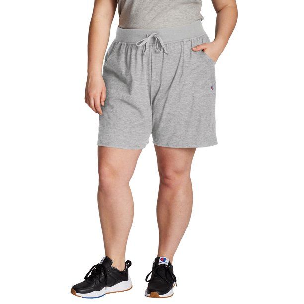 Champion Women’s Plus Size French Terry Lounge Shorts | Walmart (US)