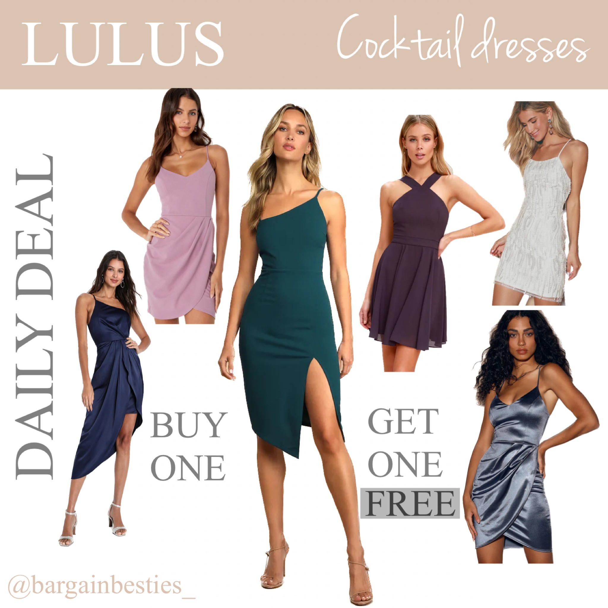 Buy one get one FREE Lulus dresses!! Run, don’t walk 👏🏻 perfect wedding guest attire, girls nights, bridal shower, bach bash clothing… etc! Linked a few but SO many styles on sale 👏🏻👏🏻🤩