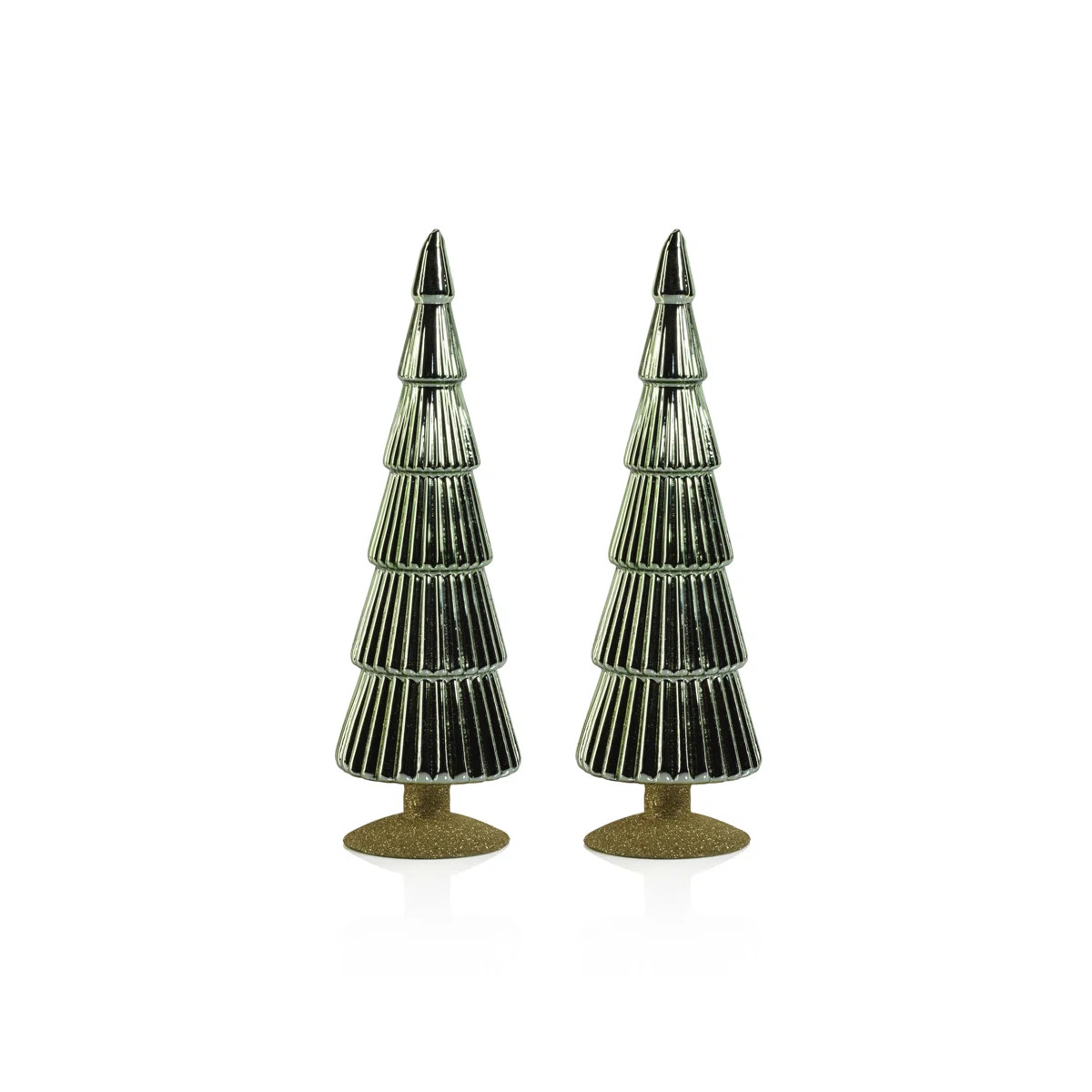 Halette Christmas Tabletop Tree (Set of 2) | Wayfair North America