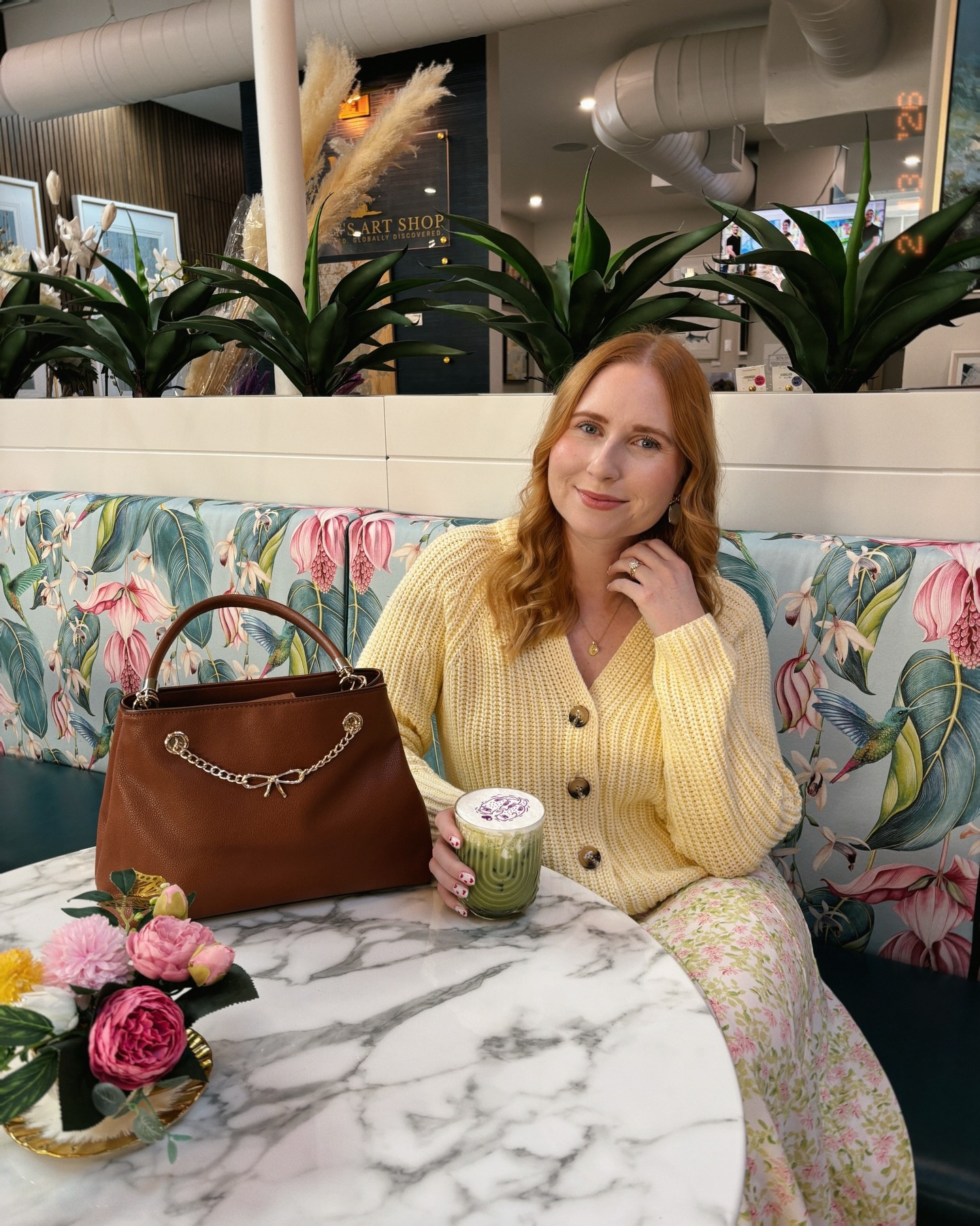 Spring outfit from @kohls 
yellow knit cardigan, floral skirt, kohls outfits, spring outfit inspo, soft girl aesthetic, coffee shop outfit inspo, chunky knit cardigan outfit, pinterest girlies, pinterest inspo, pinterest aesthetic, st pete florida, st pete coffee shop

#LTKootd #LTKdayinmylife #LTKMidsize
