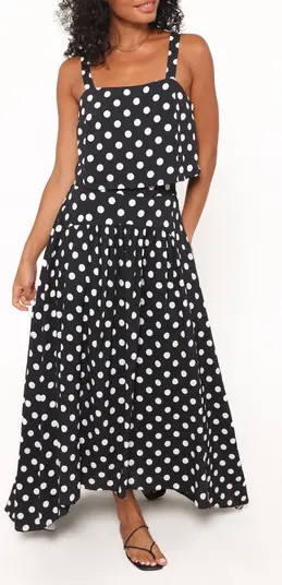 Petal & Pup Lula Polka Dot Top & Maxi Skirt Set | Nordstrom | Nordstrom
