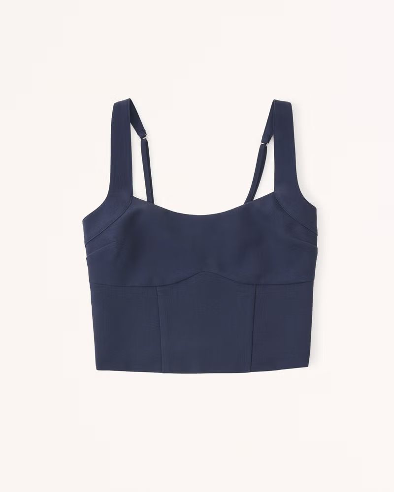 Tailored Corset Set Top | Abercrombie & Fitch (US)