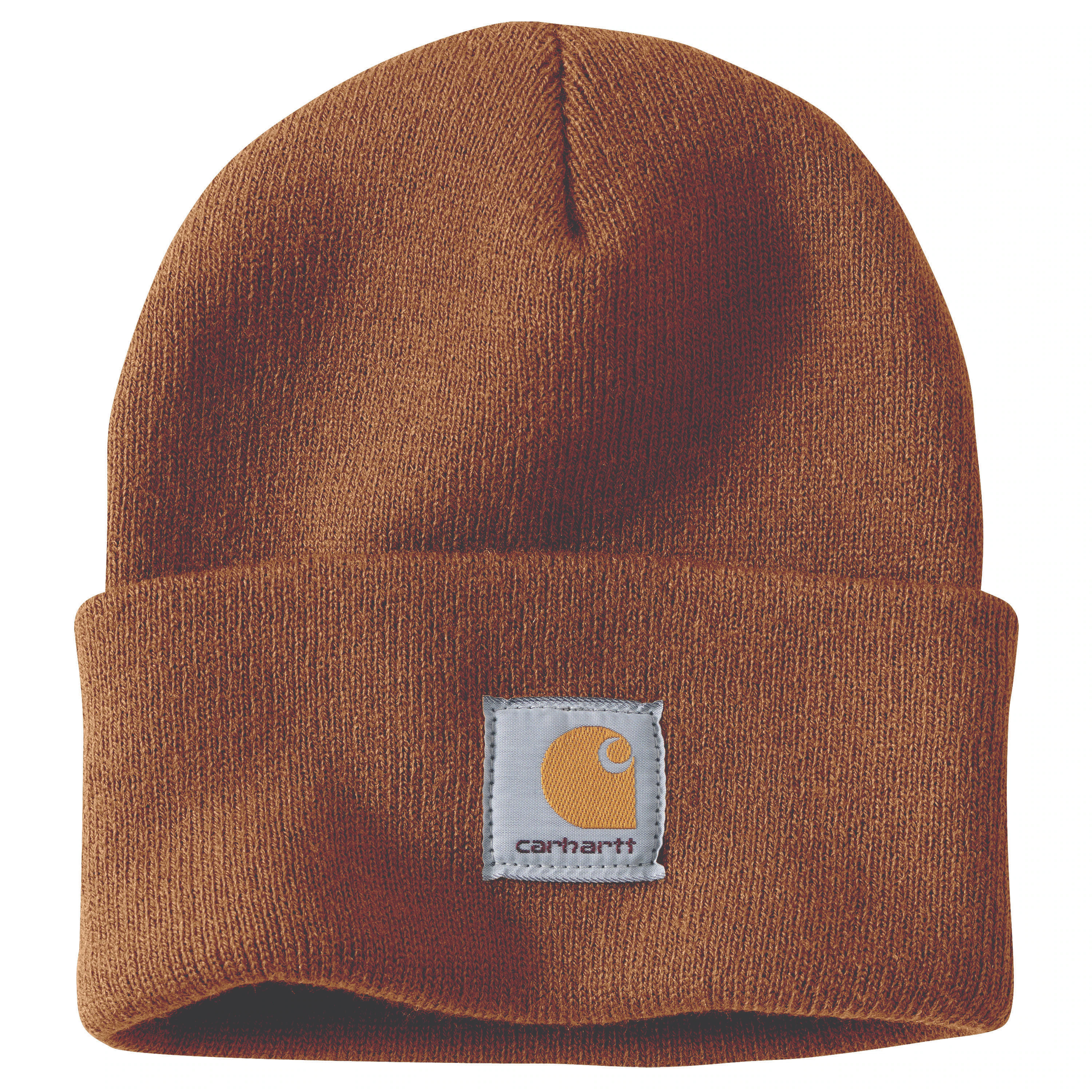 Carhartt Men's Carhartt Brown Acrylic Knit hat | A18-211OS | Lowe's