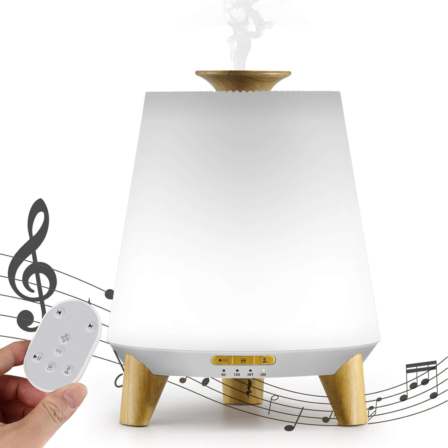 Aromatherapy Diffuser with Remote，Donatello Essential Oil Diffuser with Light and Sound 300ml U... | Amazon (US)