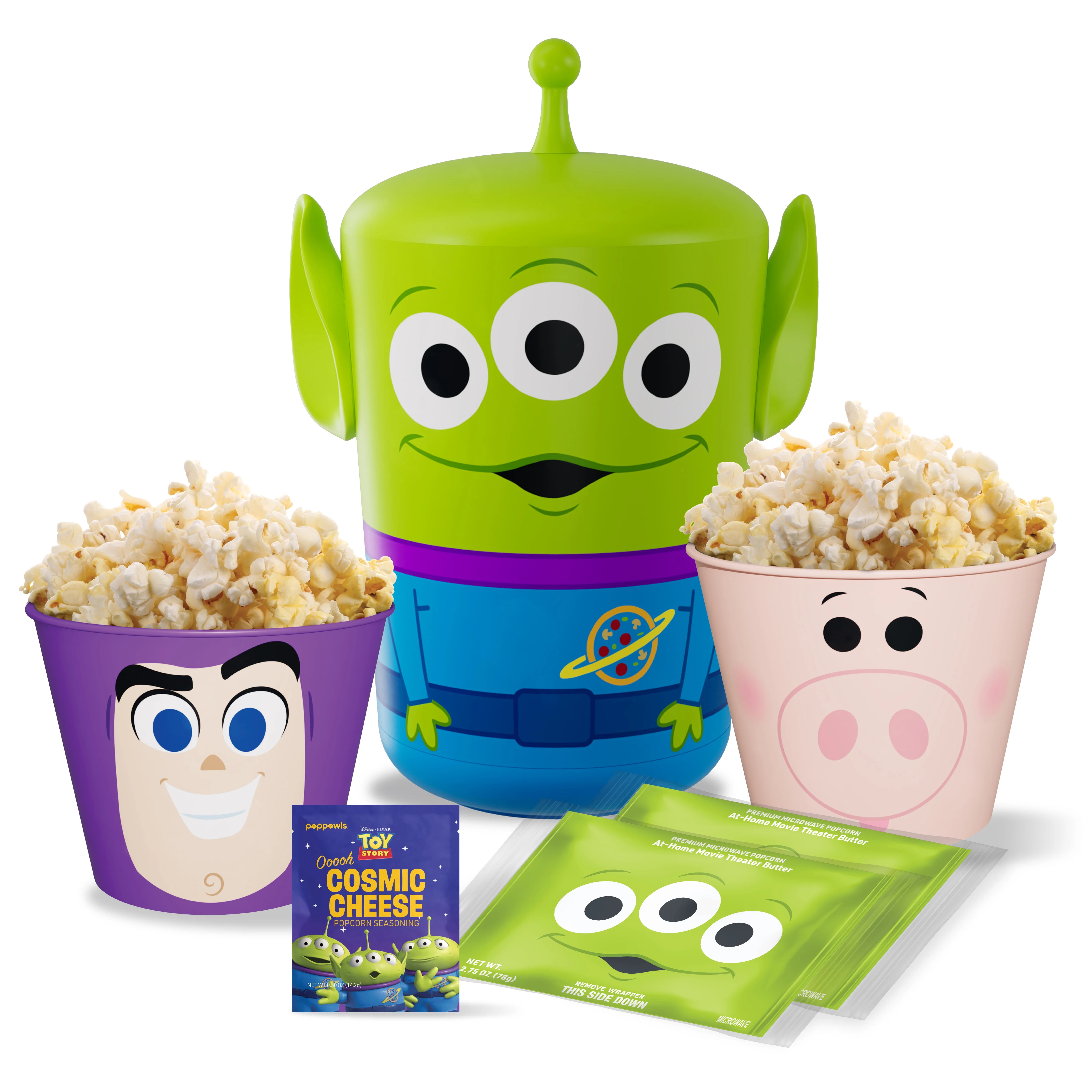 Toy Story - Alien -  Poppowls At-Home Movie Theater Popcorn Kit - All Ages - Novelty | Walmart (US)