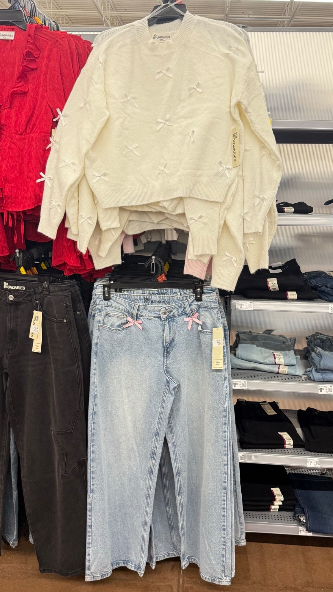 This bow sweater and bow jeans outfit is such a cute, trendy look for everyday wear. The lightweight bow sweater adds a feminine touch while the bow detail jeans make the outfit feel playful and fashion-forward. Perfect for casual outings, holiday season outfits, and cozy but styled everyday looks that still feel fun and on-trend.

#LTKFindsUnder50 #LTKMidsize #LTKPlusSize